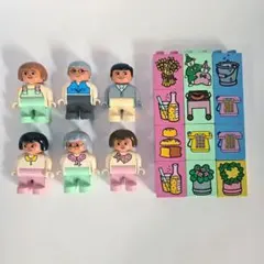 レゴ デュプロ フィグ 人形 プリントブロック