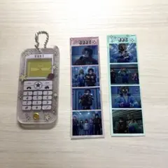 ミルキー⭐︎サブウェイ　携帯風アクリルケース＆プリ風シール（マックス、カート） ミルキーサブウェイ 携帯風アクリルケース プリ風シール カート
