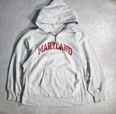 80s USA製 リバースウィーブパーカー ハーフジップ TALON グレー