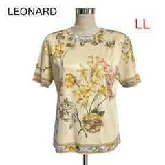 美品 LEONARD トリム 半袖カットソー L クリーム系 美品 LEONARD トリム 半袖カットソー L クリーム系 - メルカリ