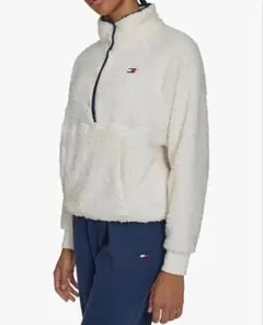 TOMMY HILFIGER SPORT ボアジャケット アイボリー M