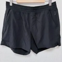 オールドネイビー ショートパンツ 無地XS黒 ポリエステル ストレッチ スポーツ