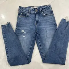 ZARA ライトブルー スキニーデニム　7号/Sサイズ