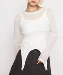 RING SHEER 2PIECE トップス　LAGUA GEMのサムネイル