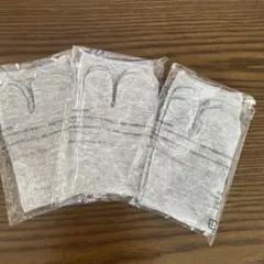 新品未使用　足袋ソックス　3足セット　グレー　靴下