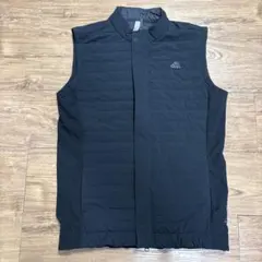 adidas 黒 キルティング ベスト