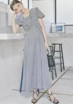 ギンガムチェックワンピース　ノエラ　スナイデル　アプワイザーリッシェ　ランダ