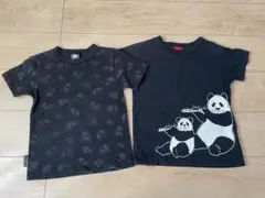 OJICO ✸ アドベンチャーワールド　パンダ柄Tシャツ 2枚セット