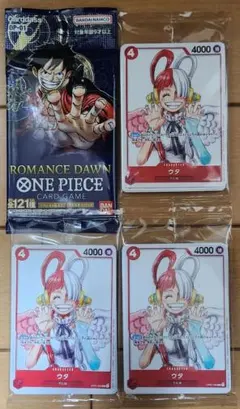 【オマケ付き】スペシャルカードセット ONEPIECE FILM RED×4