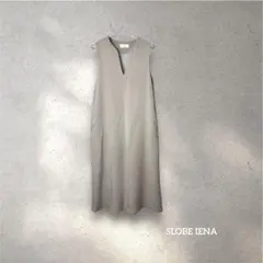 SLOBE IENA スローブイエナ ループツイードキーネックワンピース　訳ありのサムネイル