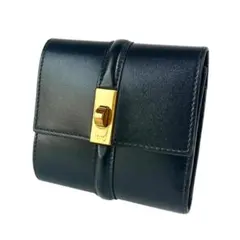 ma　美品　セリーヌ CELINE セーズ 財布 折り財布 ブラック 残りわずか【CELINE】セリーヌ 16(セーズ）ミニ財布 (CELINE