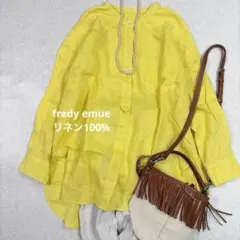 fredy emue フレディエミュ リネンシャツ ブラウス リネン100%のサムネイル
