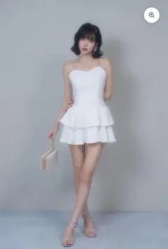 BELEAR MIMI ラメツイードキャミワンピース