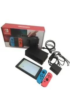 良品　Nintendo Switch本体　付属品欠品あり　画面ヤケあり　2018