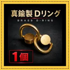 １個　クリップ付Dリング　真鍮　38灯　38explore　RICH　Ωのサムネイル