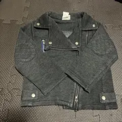 H&M グレー ライダースジャケット
