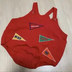 ミキハウスフラッグデザインだるまオール70-80cm