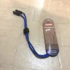 新品未使用　メガネストラップ グラスホルダー グCHUMS (チャムス) 青