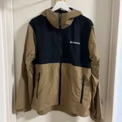 Columbia マウンテンパーカー 黒/茶色
