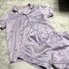 GU 猫　パジャマ　ルームウェア　パープル　Mサイズ