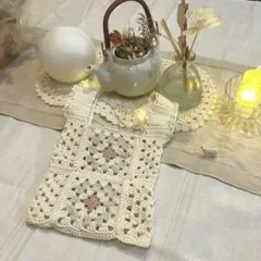 ハンドメイド♪グラニースクエアハンドバッグ