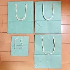 ティファニー　ショップ袋　セット ショッパー　Tiffany & Co.
