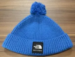 THE NORTH FACE ザノースフェイス ブルー　ニット帽　 2T-3T