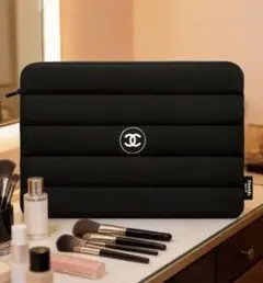 ♡CHANEL 非売品 キルティングケース ブラック♡
