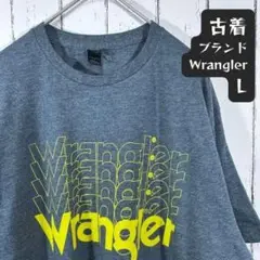 Wrangler ラングラー ロゴ 古着Tシャツ メキシコ製 TULTEX