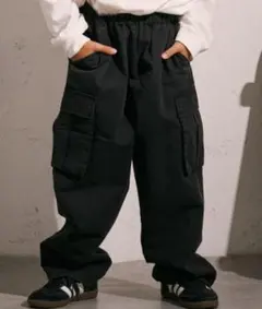 PAIRMANON STREET 黒 カーゴパンツ