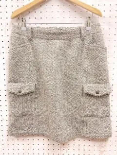Eddie Bauer インポート古着 カーゴポケット ツイードミニスカートのサムネイル