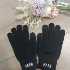 新品　MR.ENJOY DA MONEY黒 ニットグローブ　手袋