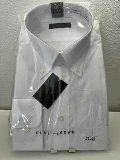 ⭐︎未使用品⭐︎DUKE MORGAN ホワイトストライプワイシャツ LL43-86