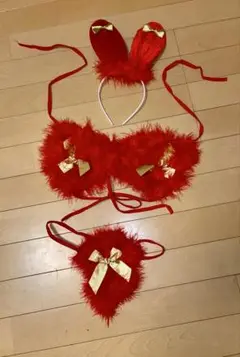 セクシーコスプレラブファーブラショーツセットファーやらしくてかわいいヤラカワ