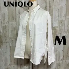 UNIQLO スーピマコットンオーバーサイズシャツ（長袖）　M