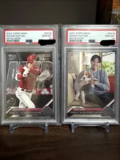 大谷翔平 PSA10 topps now 2023 2枚セット高騰中！！！ - メルカリ