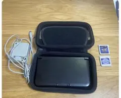 ニンテンドー3DS LL 本体、ケース、充電ケーブル、SDカード