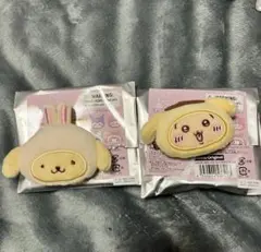 ちいかわ サンリオ ヘアクリップ ポムポムプリン うさぎ