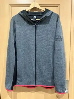 adidas フード付きジャージ上下セット　春秋　美品