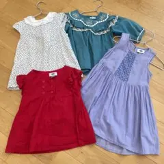 女の子 ワンピース トップス　100〜110 まとめ売り