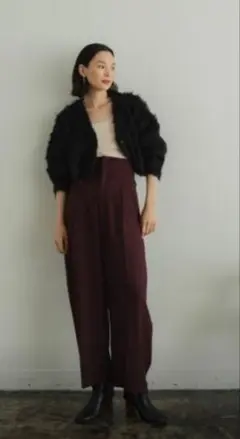 Kunth Marf♡high waist lace up slacks パンツ