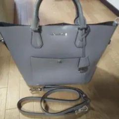 MICHAEL KORS グレー ショルダーバッグ