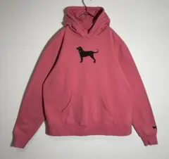 The Black Dog プリントロゴ　刺繍　裏起毛　パーカー