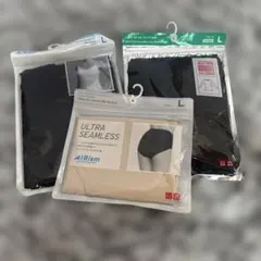 UNIQLO レディース 3点セット ヒートテック&エアリズム Lサイズ