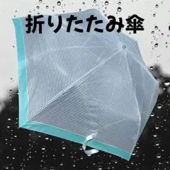 Color Front ストライプ折りたたみ傘