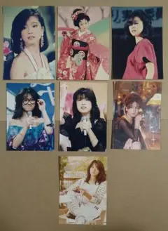 中森明菜さん 生写真 4枚 写真？ブロマイド？3枚