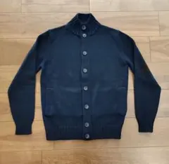 サンモリッツ　ニットブルゾン　黒　サイズ44　ミドルゲージ　イタリア製　美品