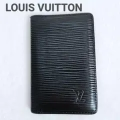 o23　ヴィジット　エピ　ブラック　ルイヴィトン　名刺入れ ルイヴィトン LOUIS VUITTON 名刺入れ エピ オーガナイザー