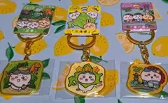 치이카와 하치와레 のご当地 キーホルダー 3種セット 恐竜 北海道 兼六園