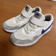 NIKE キッズ スニーカー ホワイト ブルー　22cm